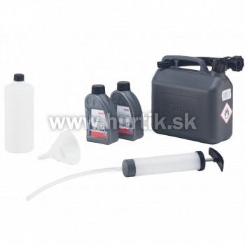 Sada ŠTARTOVACIA (sada na výmenu oleja, 2x 0,6L + kanister)