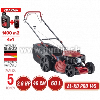 Kosačka benzínová Comfort 46.0 SP-A PLUS, 4v1, s pohonom, AL-KO PRO 145 QSS / 2,9HP