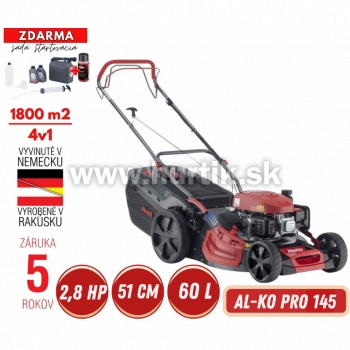 Kosačka benzínová Comfort 51.0 SP-A, 4v1, s pohonom,AL-KO PRO 145/ 2,8HP