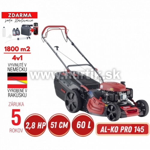 Kosačka benzínová Comfort 51.0 SP-A, 4v1, s pohonom,AL-KO PRO 145/ 2,8HP