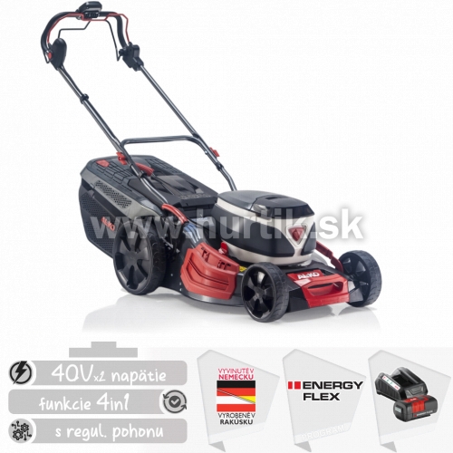 Aku kosačka Moweo 512 Li VS-W SMART, 4 in ONE, s reguláciou pohonu / ENERGY FLEX [40V, 1x aku 5,0Ah, nabíjačka, krabica]