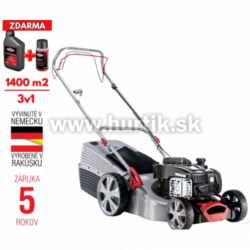 Kosačka benzínová Classic 4.62 SP-B Plus Edition, 3 in ONE, s pohonom, B&S 500 E / 2,7HP