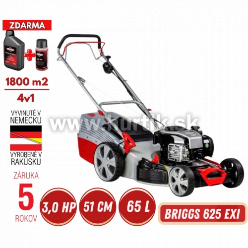 Kosačka benzínová Classic 5.14 VS-B, 4v1, s reguláciou pohonu, B&S 625EXi / 3HP