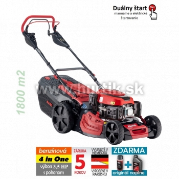 Kosačka benzínová PREMIUM 524 VSED-A , 4 in ONE, s reguláciou pohonu, AL-KO PRO 170 / 3,5HP + el_START