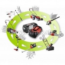 Aku kosačka 42.9 Li, 2 in ONE, bez pohonu / ENERGY FLEX [40V, 1x aku 4,0Ah, nabíjačka, krabica]