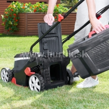 Aku kosačka 38.2 Li Comfort, 3 in ONE, bez pohonu / BOSCH FLEX [18V, 2x aku 4,0Ah,nabíjačka, krabica]
