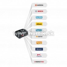 Aku kosačka 382 Li Premium Smart, 3 in ONE, bez pohonu / BOSCH FLEX [18V, 2x aku 5,0Ah, dvojnabíjačka, krabica]