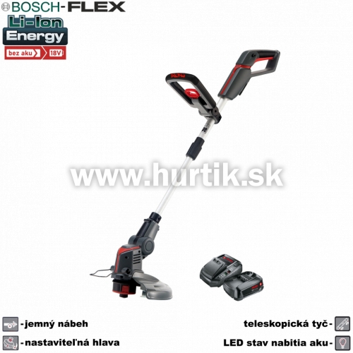 Aku vyžínač GT 1825 / BOSCH FLEX [18V, 1x aku 2,5Ah, nabíjačka, krabica]