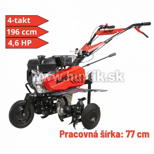 Rotavátor benzínový 4-takt, MH 770, záber 77cm, AL-KO / 4,6HP
