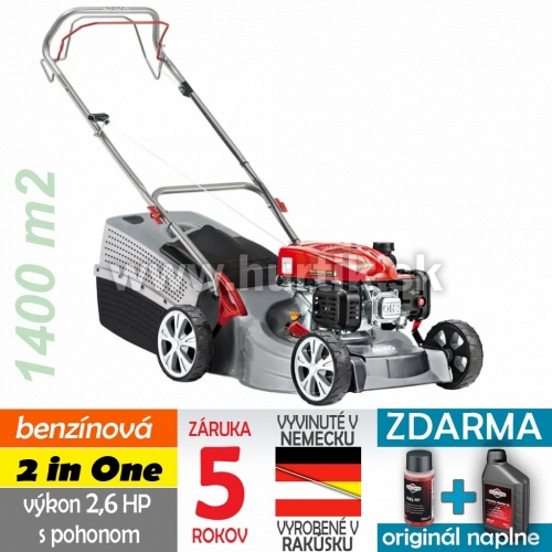 Kosačka benzínová Classic 4.62 SP-A Edition, 2 in ONE, s pohonom, AL-KO PRO 125 QSS / 2,6HP