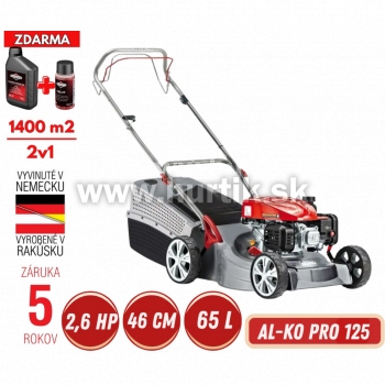 Kosačka benzínová Classic 4.62 SP-A Edition, 2v1, s pohonom, AL-KO PRO 125 QSS / 2,6HP