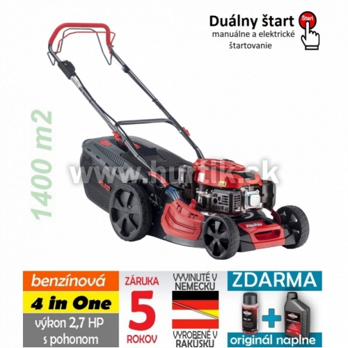 Kosačka benzínová Comfort 46.4 SPED-A, 4 in ONE, s pohonom / 3,5HP + el_START