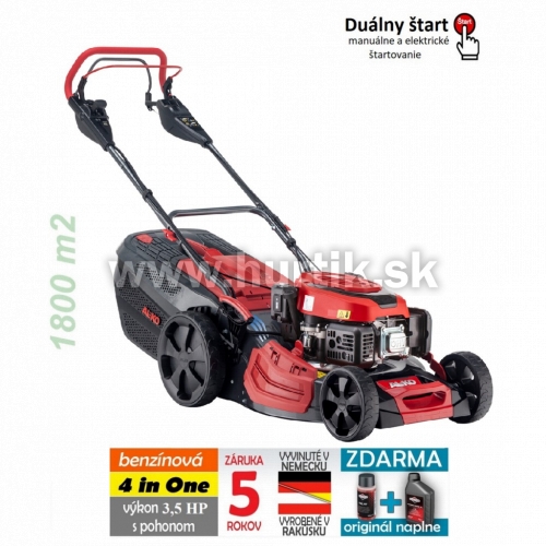 Kosačka benzínová PREMIUM 524 VSED-A , 4 in ONE, s reguláciou pohonu, AL-KO PRO 170 / 3,5HP + el_START
