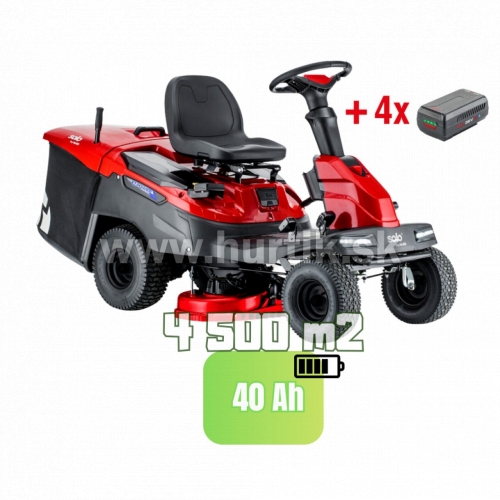 Aku Traktor trávny R 74.5 Li 36 V PREMIUM, záber 74cm, Lithium-ion batéria 36V , 4 x 8Ah (možnosť rozšírenia kapacity) - do 4500m2