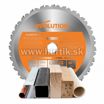 Kotúč pílový EVO 210mm pre pílu pokosovú R210, MULTI_funkčný