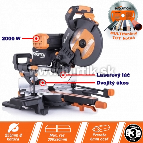 Píla pokosová R255 SMS DB+, MULTI_funkčná