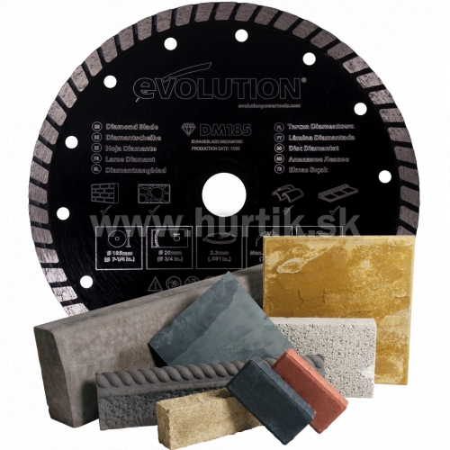 Kotúč pílový EVO 185mm pre pílu kotúčovú R185 CCS, Diamantový