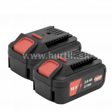 Aku fukár/vysávač lístia LS 36-3302-30 [2x18V, 2x aku 3,0Ah, nabíjačka, krabica]