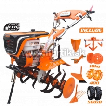 Rotavátor benzínový 4-takt, 732ACC (SET), záber 83cm, RURIS / 7,5HP