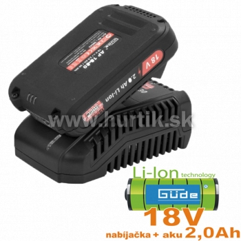 Nabíjačka LG 18-30 + 1x akumulátor 2,0Ah