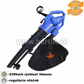 Fukár/vysávač lístia elektrický GLS 3000 Vario