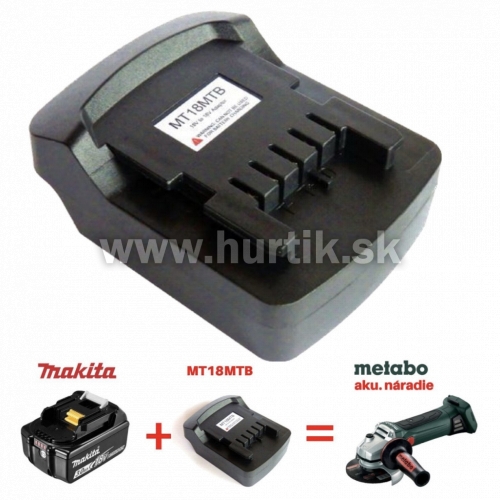 Aku adaptér MTB18MT 18V Metabo (CAS) / Makita