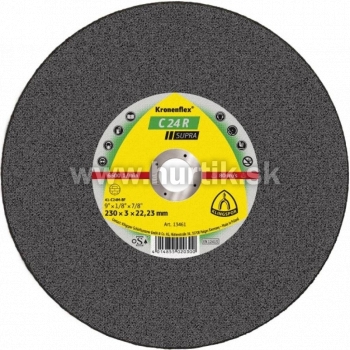 Kotúč rezný 230x3,0x22,2 / C 24 R SUPRA (kameň, betón, liatina)