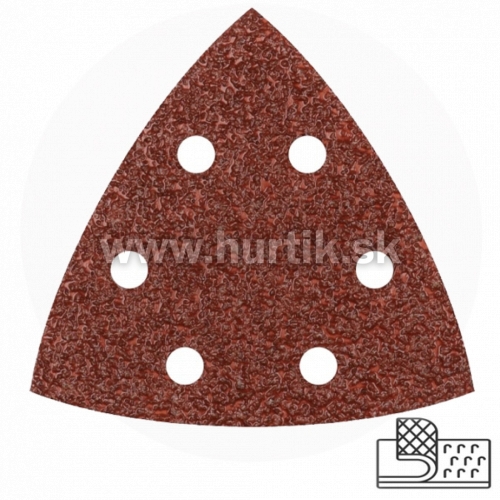 Výsek DELTA  96 mm K240 / PS 22K GLS15/6 dier (drevo, kovy univerzálne, nerez, farba, lak, tmel)