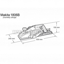 Hoblík elektrický 1806B