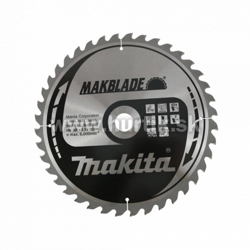 Kotúč pílový 305x2,3x30  40z / MAKBLADE (drevo)