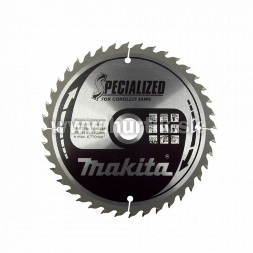Kotúč pílový 165x1,6x20  40z / SPECIALIZED Aku (drevo - pozdĺžne a priečne rezy)