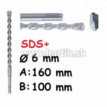 Vrták SDS+  6x160 V Plus