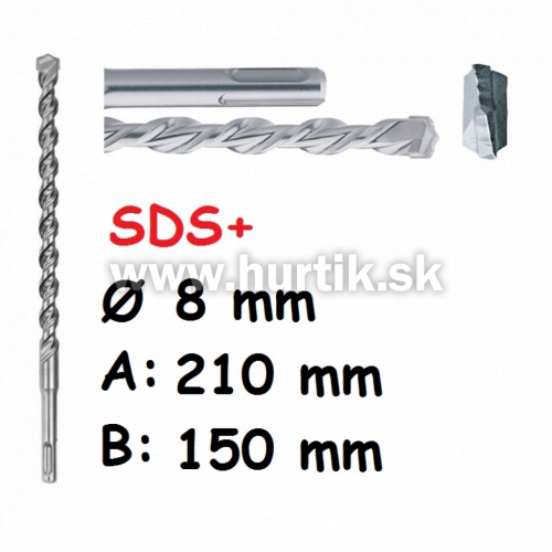 Vrták SDS+  8x210 V Plus