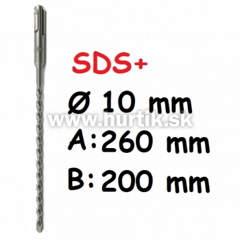 Vrták SDS+ 10x260