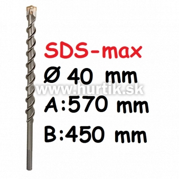 Vrták SDS-max 40x570