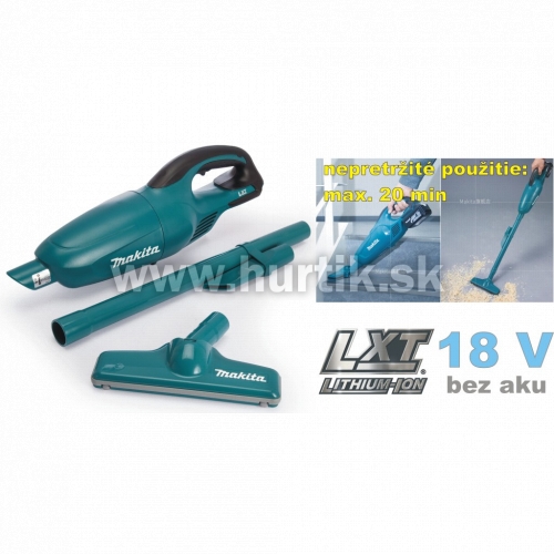 Aku vysávač DCL180Z / LXT [18V, bez aku, nabíjačky, krabica]