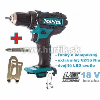 Aku skrutkovač DDF482Z / LXT [18V, bez aku, nabíjačky, krabica]