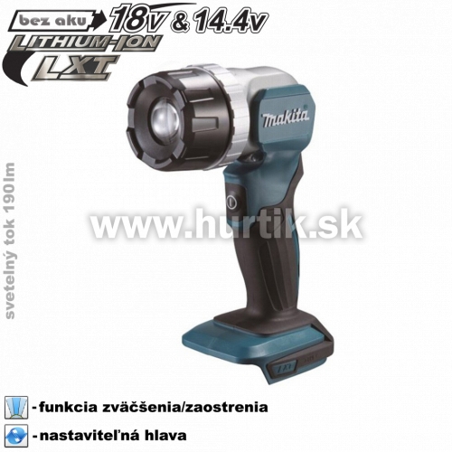 Aku lampa DML808 / LXT [18V, bez aku, nabíjačky, krabica]