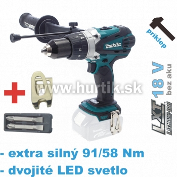 Aku skrutkovač príklepový DHP458Z / LXT [18V, bez aku, nabíjačky, krabica]