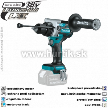 Aku skrutkovač príklepový DHP486Z / LXT [18V, bez aku, nabíjačky, krabica]