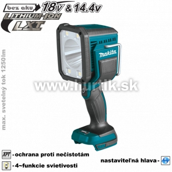 Aku lampa DML812 / LXT [18V, bez aku, nabíjačky, krabica]