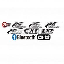 Aku rádio DMR108N s BLUETOOTH pripojením a USB portom / LXT [18V, bez aku, nabíjačky, krabica]