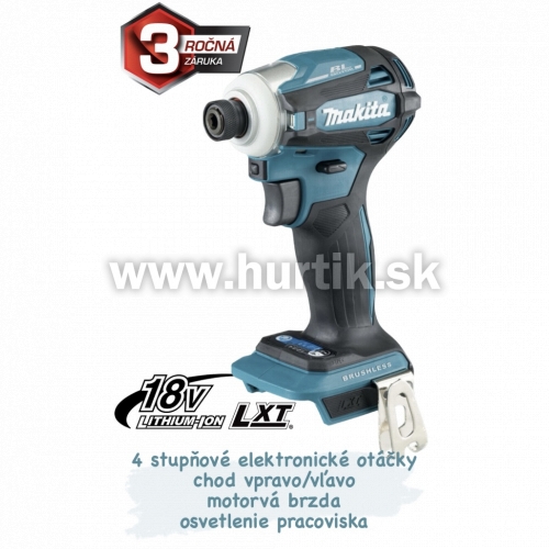 Aku rázový skrutkovač DTD172Z / LXT [18V, bez aku, nabíjačky, krabica]