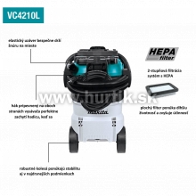 Vysávač priemyselný VC4210L