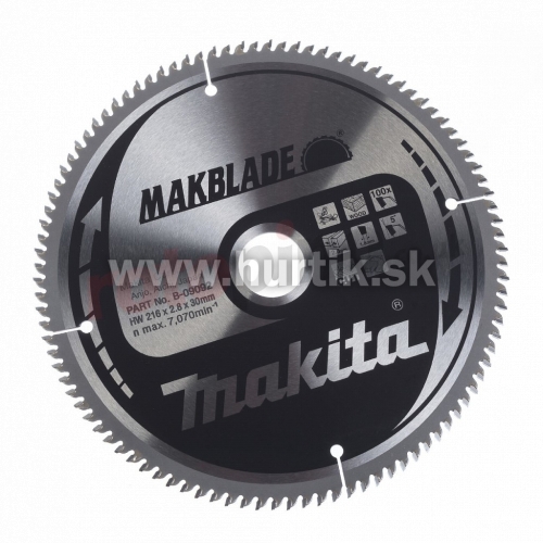 Kotúč pílový 250x2,3x30 100z / MAKBLADE (drevo)
