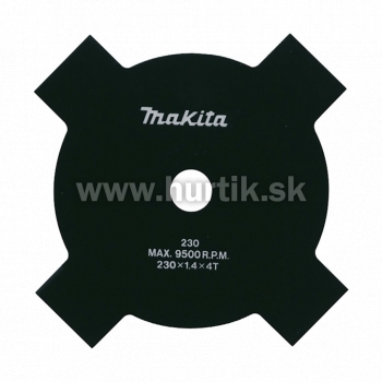 Nôž žací 4-zubový MAKITA DUR368A (230x1,8x25,4mm)