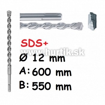 Vrták SDS+ 12x600 V Plus