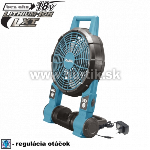Aku ventilátor DCF201Z / LXT [18V, bez aku, nabíjačky, krabica]