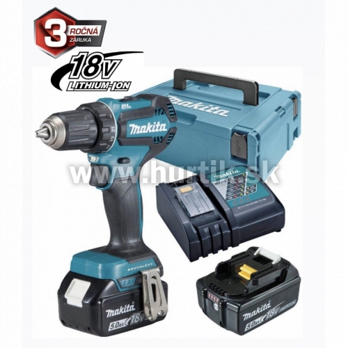 Aku skrutkovač DDF485RTJ / LXT [18V, 2x aku 5,0Ah, nabíjačka, kufor]