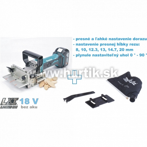 Aku fréza lamelovacia DPJ180Z / LXT [18V, bez aku, nabíjačky, krabica]